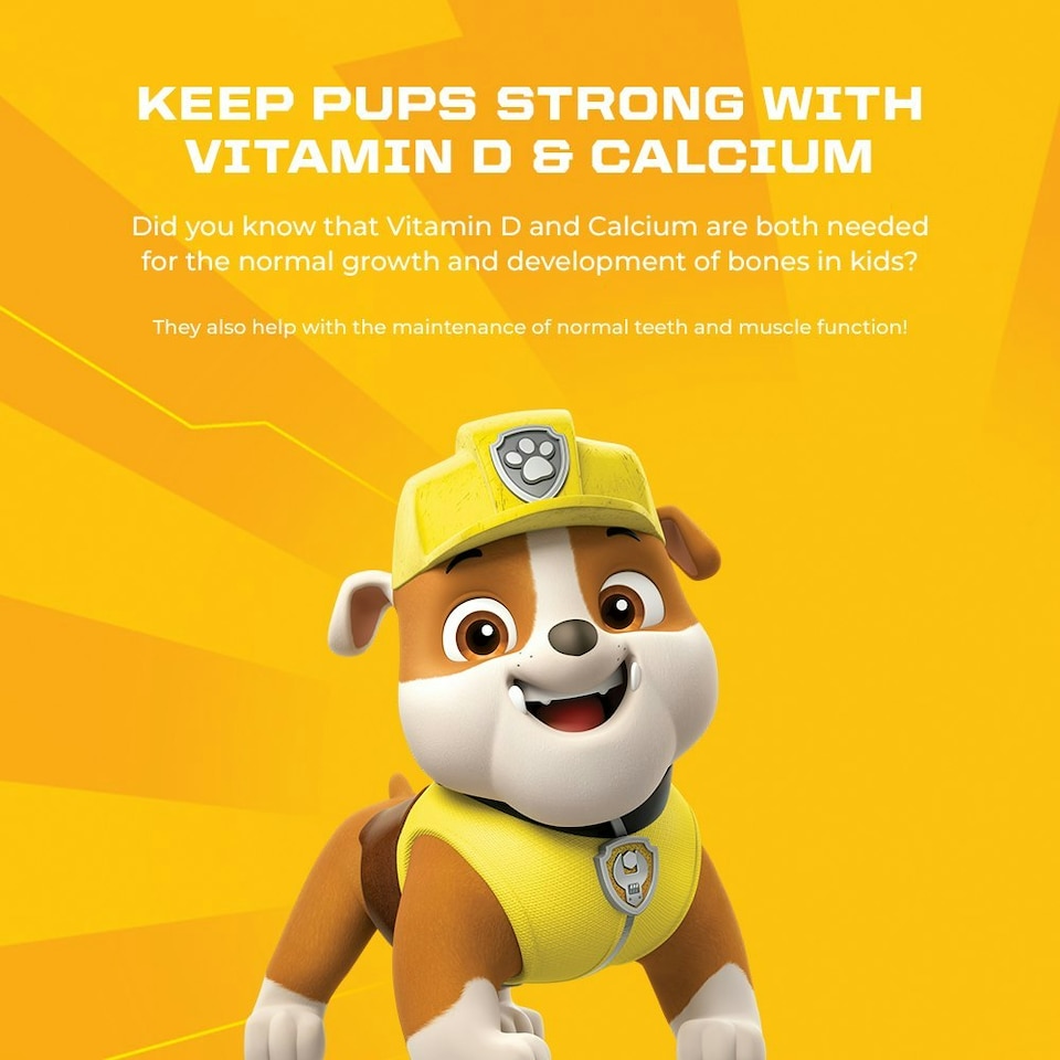 image 1 of PAW Patrol Bones & Teeth Chewables, Apple, 60 Vegan Tablets