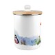 image 6 of Seaside Puffins Food Waste Caddy - Metal 2L Decorative Kitchen Compost Bin