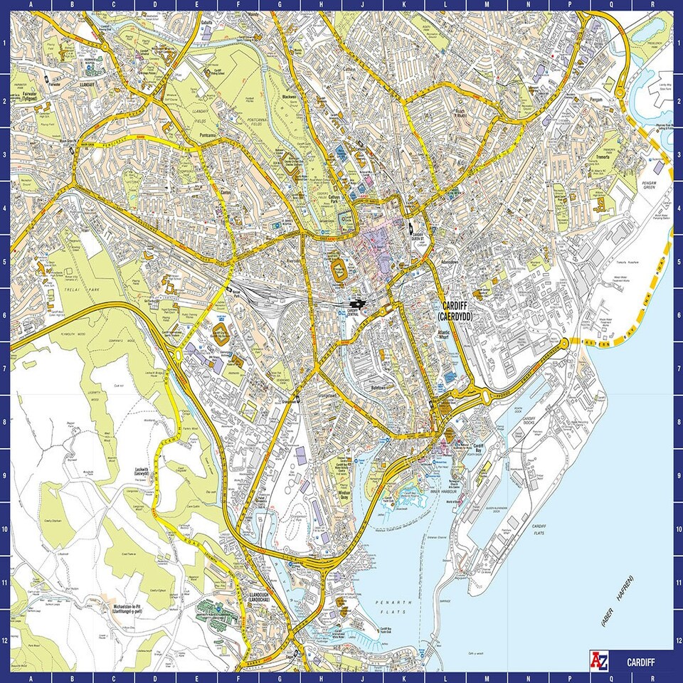 image 1 of A to Z Map of Cardiff 1000 Piece Jigsaw