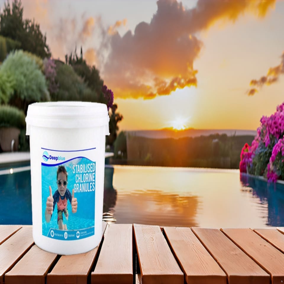 image 1 of Deep Blue Pro - Stabilised Chlorine Granules 2kg Rapid dissolve Neutral PH