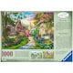 image 2 of Ravensburger Down the Lane No.4 Church Lane 1000 Piece Puzzle