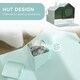 image 3 of PawHut Hooded Cat Litter Tray w/ Scoop, Drawer Pan Handle Deodorants Light Blue