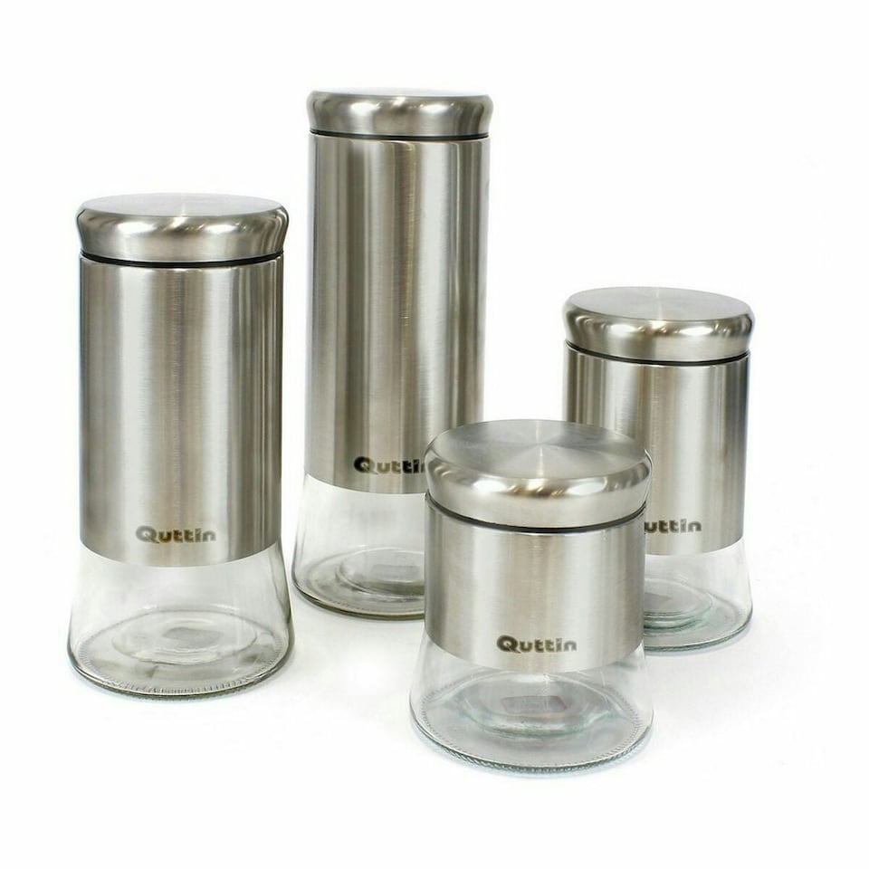 image 1 of Tin Quttin Steel Glass 11,5 x 11,5 x 23,5 cm (12 Units) (1700 ml) N/A