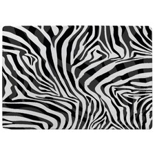 Zebra Animal Print (Rug) Black | XL: 160x230cm