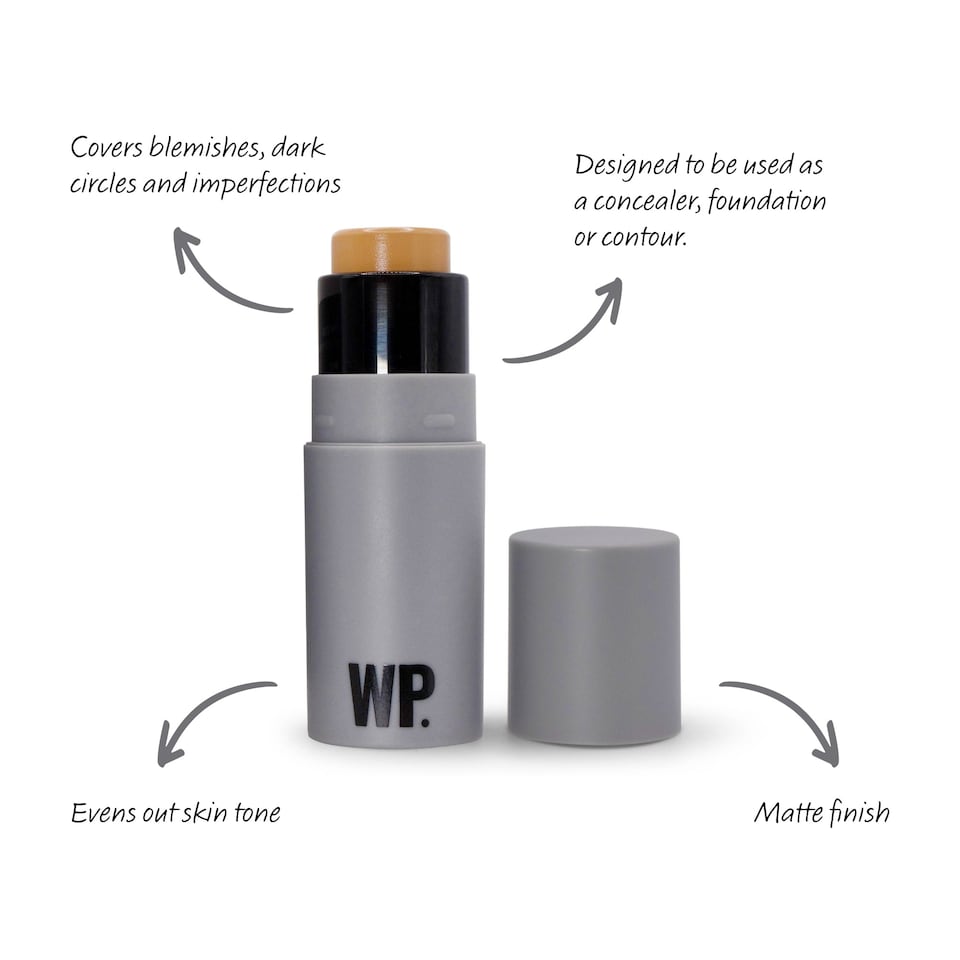 image 1 of War Paint for Men Multi-Use Complexion Concealer and Foundation Stick, Evens Skin Tone and Covers Blemishes and Dark Circles, Quick Application S5 Medium Tan 7.5g