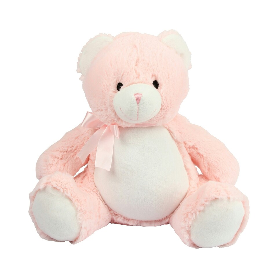 Mumbles Zippie New Baby Bear - Pink - One Size