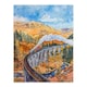 image 3 of Steam Train Glenfinnan Viaduct Railway Home Decor Black Framed Wall Art Print A4