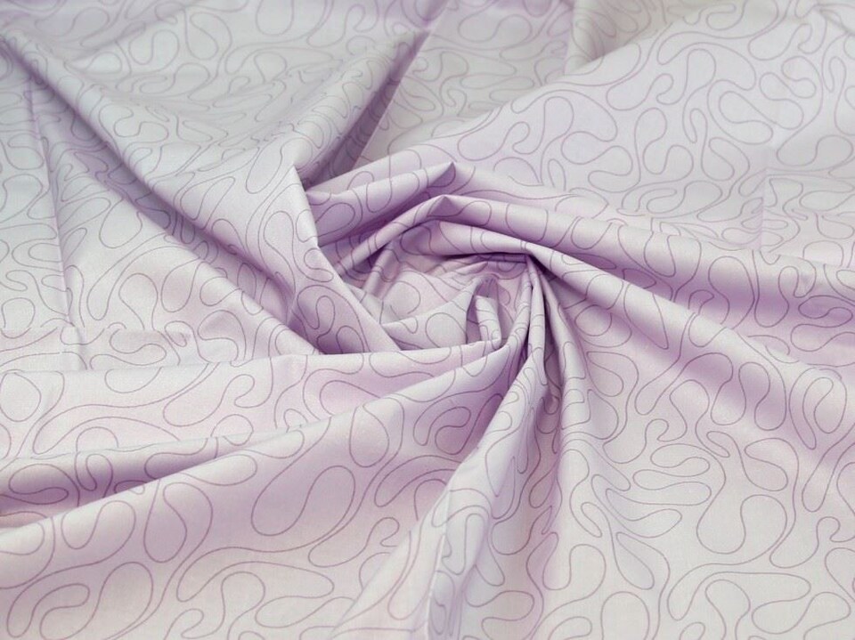 Purple 100% Cotton Fabric for Bag Making, Dressmaking, Quilting, 112cm / 44" Wide - per metre