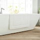 image 1 of Quik Dri 1500gsm Bath Mat 50x80cm – Everday Absorbent Bathroom Mat White | 50 x 80cm