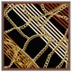 image 3 of Chains & stripes (Picutre Frame) Brown | S