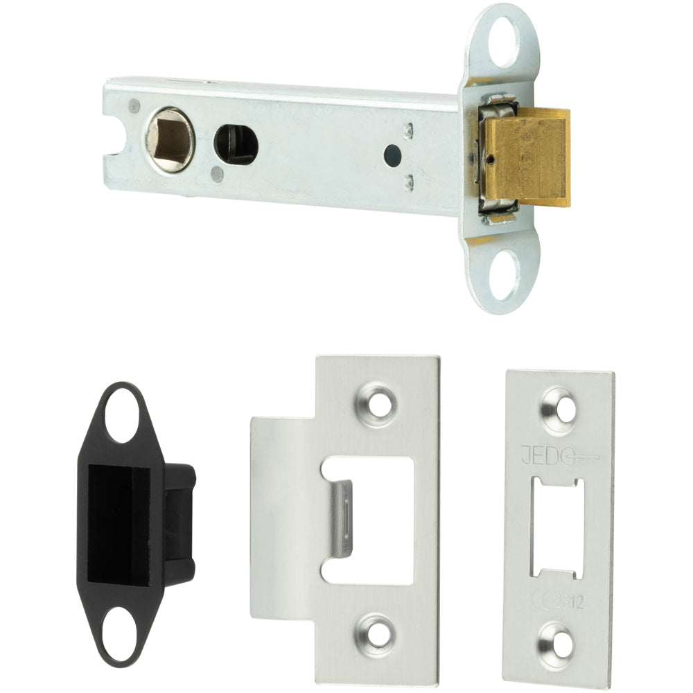 Durable Satin Stainless Steel Tubular Latches - 45 Degree Short Travel 102mm
