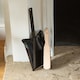 image 3 of Hammer & Tongs Fireplace Dustpan & Brush Set - Black Gloss