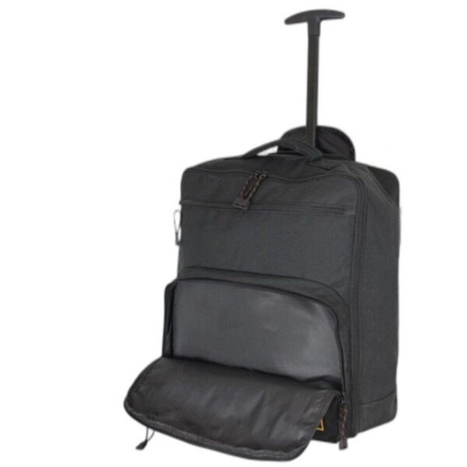 image 1 of Telescopic Handle Carry-On Bags - Black