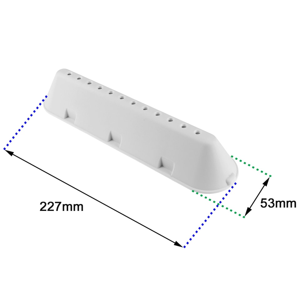 image 1 of SPARES2GO 3 x Drum Paddle Lifters for HOTPOINT Aqualtis Washing Machine Range