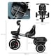 image 7 of AIYAPLAY Kids Trike for 2 to 5 Years with Adjustable Seat, Baskets, Black