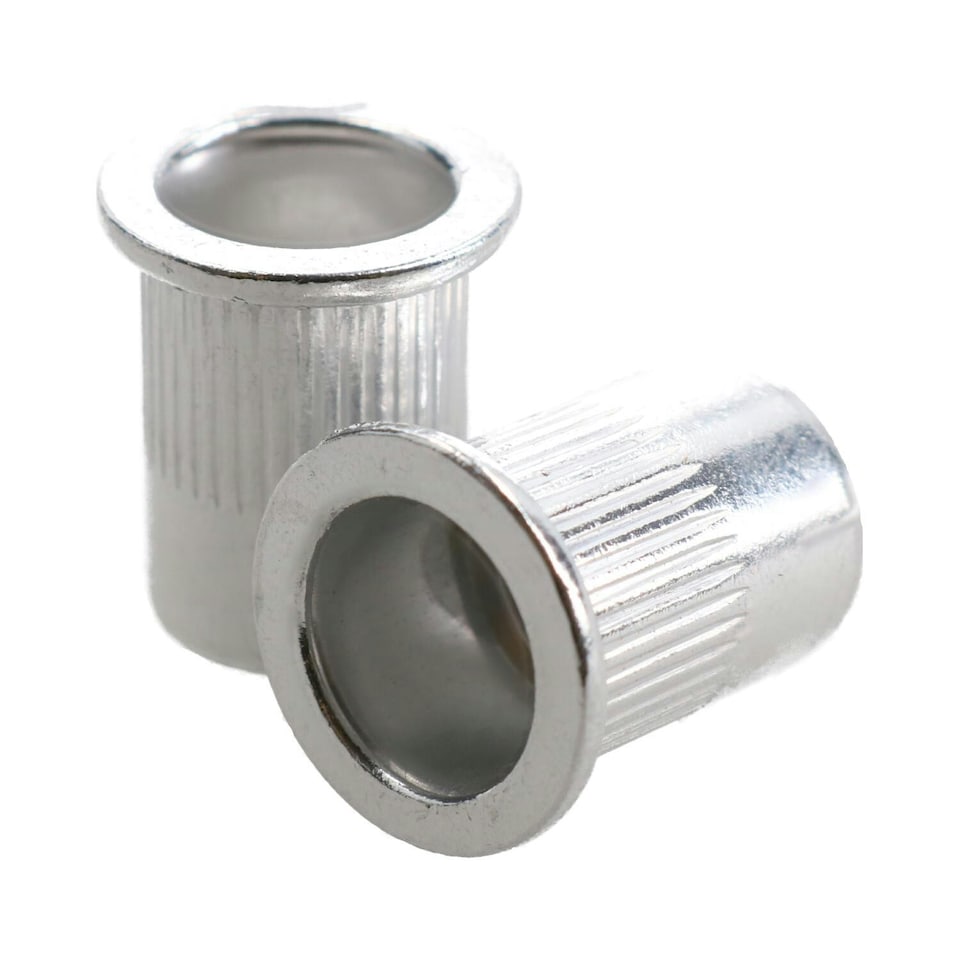 image 1 of M10 Alu Nut Serts Riveting Nuts Rivet Threaded Inserts Blindnut Rivnut 25pc