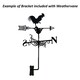 image 2 of Sailing Boat Weathervane - Steel - W65 x H88 cm - Black
