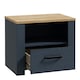 image 3 of Bohol 1 Drawer Bedside I n Navy Oak