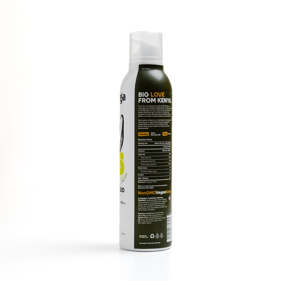 image 1 of Omega Pressery Light Avocado Oil Cooking Spray 150ml