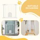 image 8 of PawHut 75-82 cm Pet Safety Gate Pressure Fit Stair w/ Small Door Double Locking