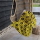 image 4 of Yellow & Black Geometric Pattern Blanket | Multi