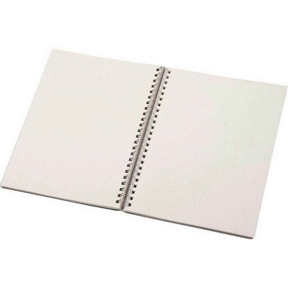 image 1 of Luxe Bianco Wire-o A5 Notebook - White - One Size