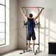 image 2 of HOMCOM Power Tower Station Pull Up Bar w/Adjustable Height for Home Gym Workout