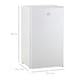 image 3 of HOMCOM 91L Freestanding Under Counter Fridge with Reversible Door