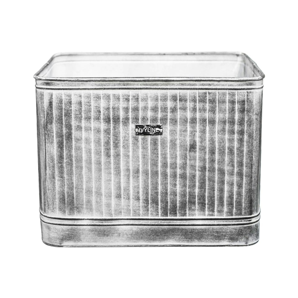 image 1 of Outdoor Hampton Rectangular Planter - Metal - L42 x W54 x H42 cm - Copper | Copper