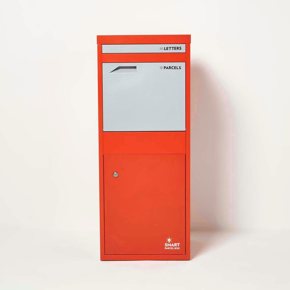 image 1 of SMART PARCEL BOX® Large Front & Rear Access Red Red