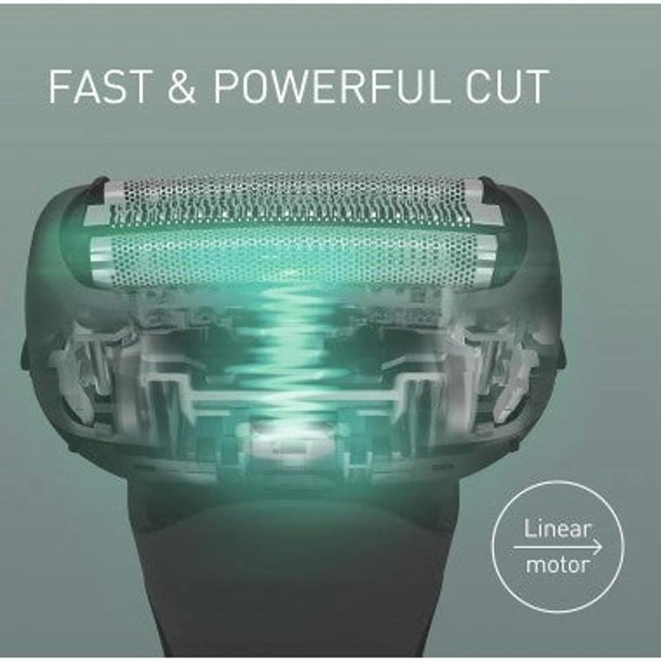 image 1 of Panasonic ES-LT4B Black Waterproof Men's Electric Shaver & Wet & Dry Electric Facial Hair Trimmer Set