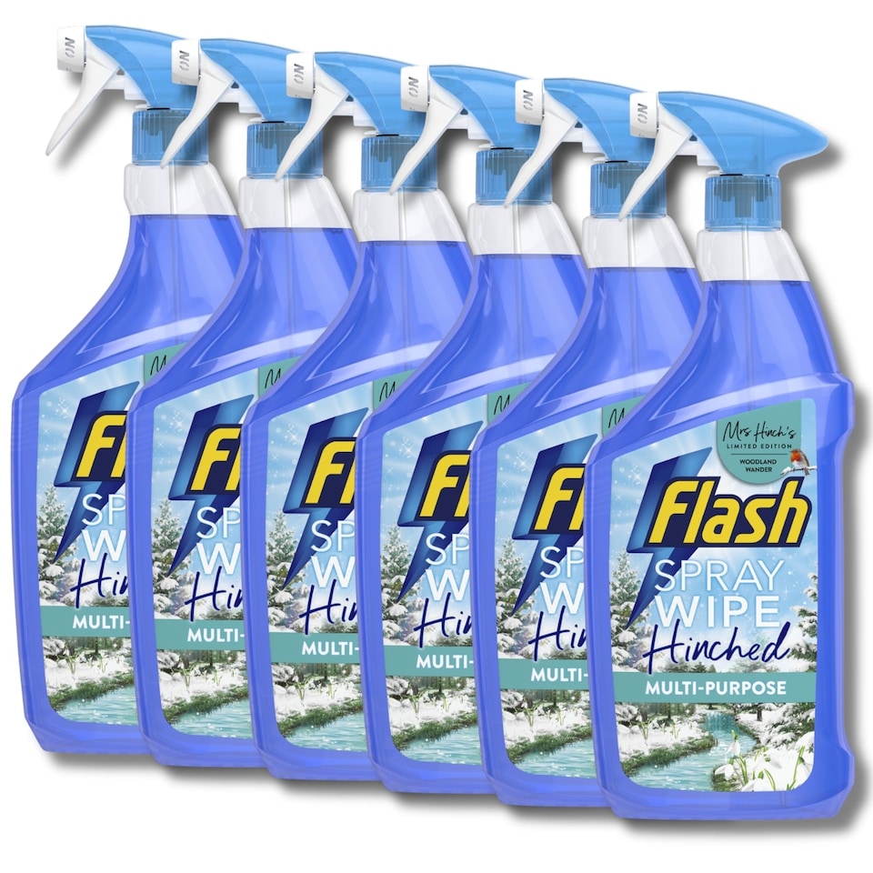 Flash Spray Wipe Done Multi Purpose Spray Mrs Hinch Woodland Wander 800ml