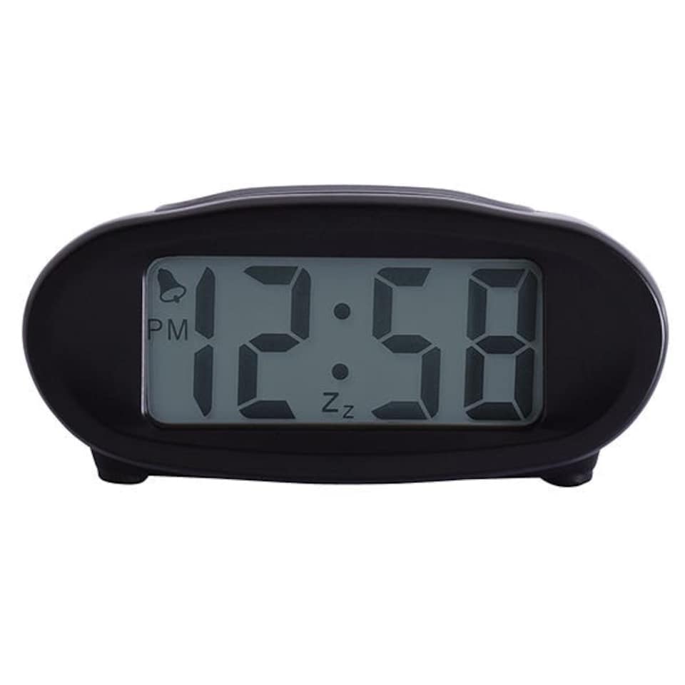 image 1 of Acctim Eclipse Alarm Clock Black