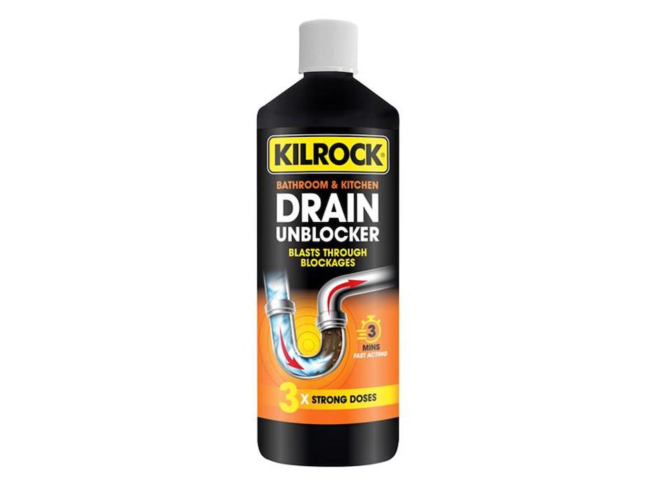 image 1 of Kilrock Bathroom & Kitchen Drain Unblocker 1 Litre