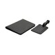 image 1 of Swiss Peak Recycled PU Travel Set - Black - One Size Black