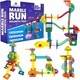 image 1 of Desire Deluxe Marble Run Ball Magnetic Building Blocks Kids Montessori Toys – Construction Tiles for Boys & Girls 3–8-Year-Old – Great Birthday
