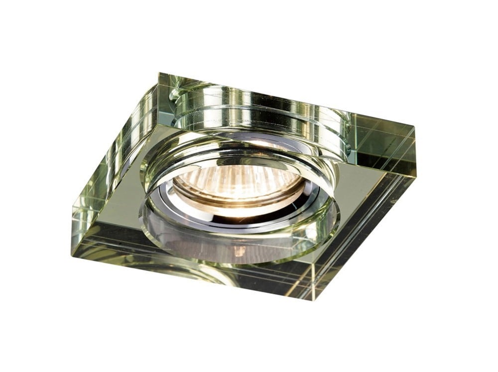 Crystal Recessed Downlight Deep Square RIM ONLY White Wine, Requires 100035310 To Complete The Item