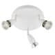 image 2 of Amalfi 3 Light Adjustable Spotlight Gloss White, GU10