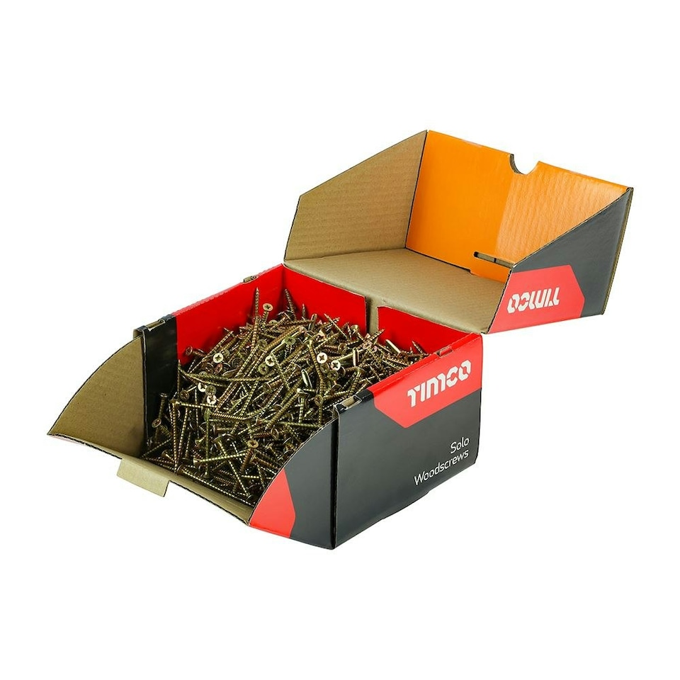 image 1 of Timco - Solo Woodscrew Industry Pack (Size 5.0 x 60 - 1000 Pieces)