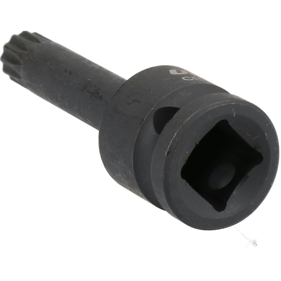 image 1 of M12 x 78mm Impacted Impact Extra Long Spline Bit 1/2" Drive Male Socket