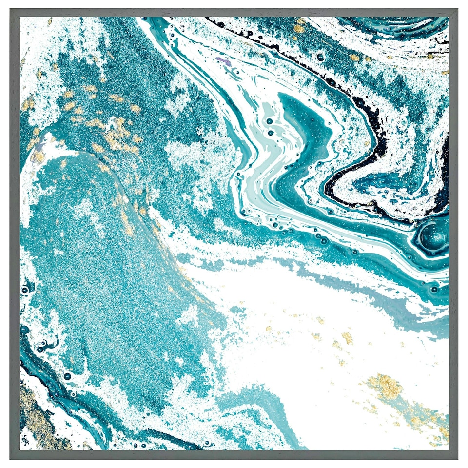 image 1 of Blue marble (Picture Frame) Brown | M