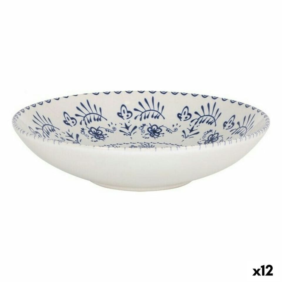 image 1 of Deep Plate La Mediterránea Blur Porcelain (12 Units) (ø 21 x 5,3 cm) N/A