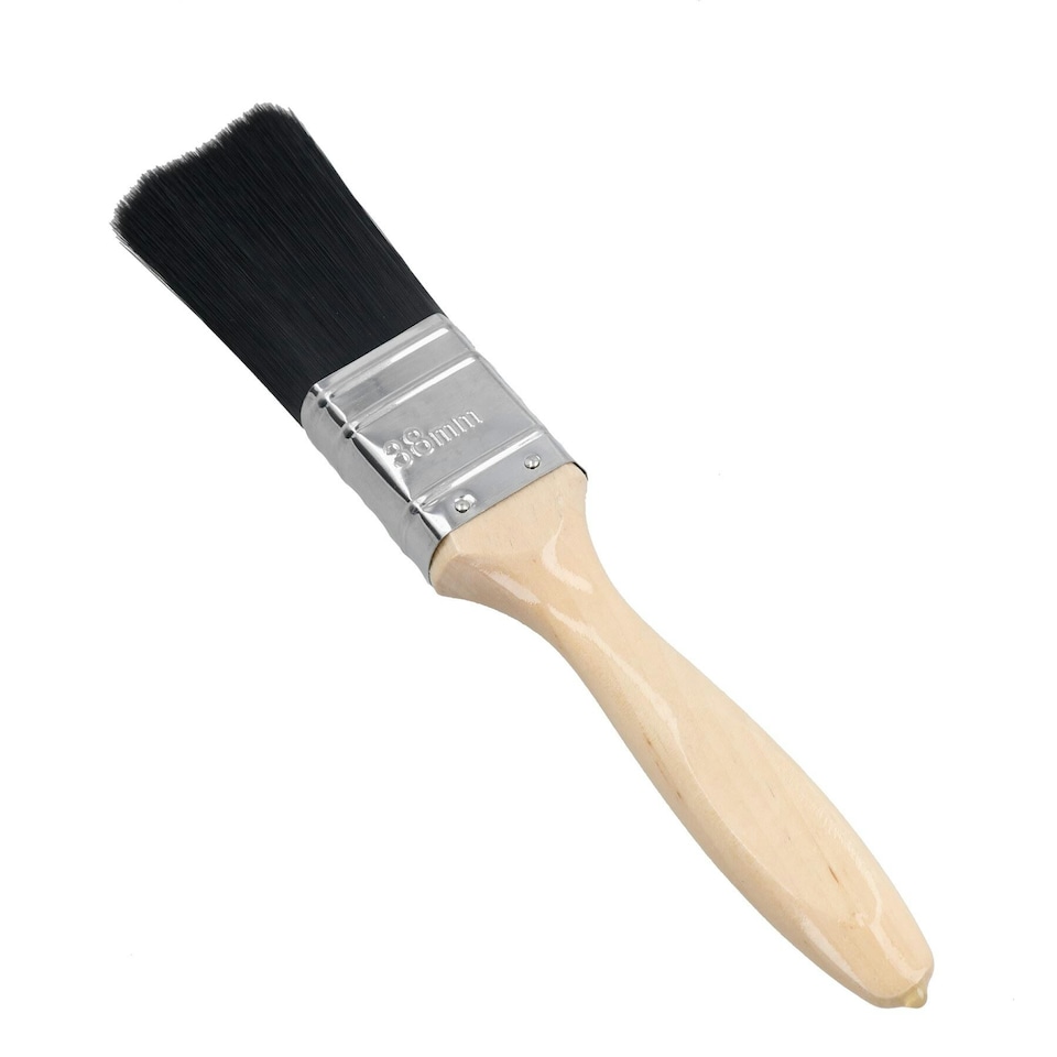 image 1 of 3pc 40mm 1.5" Paint Brush Painters Decorators Decorating With Wooden Handle