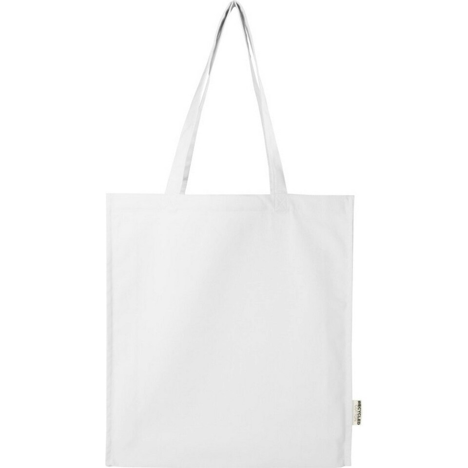 image 1 of Recycled Gusseted 14L Tote Bag - White - One Size White