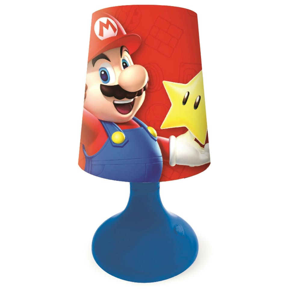 image 1 of Lexibook MLT10NI Super Mario Mini Bedside Lamp & Nightlight
