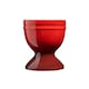 image 4 of Cooks Professional 4 Piece Egg Cup Set - Dishwasher Safe Stoneware | Red | Red | 4