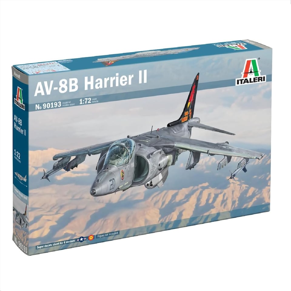 image 1 of Italeri AV-8B Harrier II Aircraft Model Kit