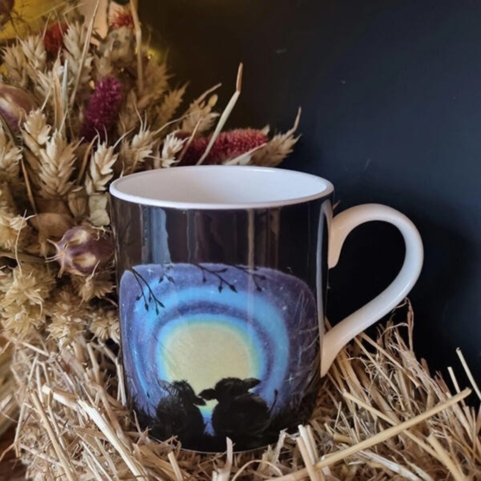 image 1 of Lucy's Farm Moonlit Moo Cow Regular Mug