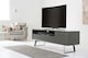 image 3 of Carbon TV-Stand with 1 Flap and 1 Door Grey | Black | Black and Grey | One Size | 44