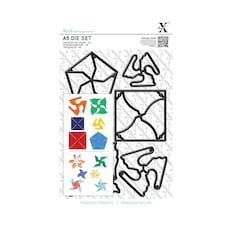 Xcut Die (6pcs) - Mini Pinwheels, Silver, A5